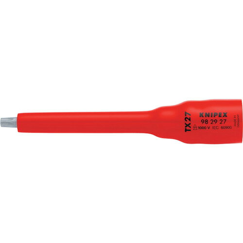 【あす楽対応・送料無料】KNIPEX　1000V絶縁ソケットT×27