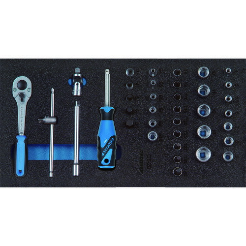 【あす楽対応・送料無料】GEDORE　ソケットレンチセット1／4　1500CT1‐20