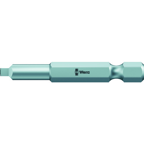 Wera　868／4BTZ　ビット　2 JAN：4013288041289 メーカー：Wera社 / ブランド：Wera / 原産国：チェコ 特長 ●独自のスクエアプラス先端形状が寿命を延ばします。 仕様 ●刃先：SQ2●全長(mm)：50●シャンク径(mm)：6.35 仕様（詳細） ●シャンク径：6.35mm●トーションタイプ