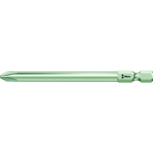 Wera　3851／4　ステンレスビット　プラス3X89 JAN：4013288115508 メーカー：Wera社 / ブランド：Wera / 原産国：チェコ 特長 ●ステンレスのドライバービットです。●専用のビットホルダ(053923）と併用することで、2つのトーション(バイトーション)が作用し、ビットの長寿命化を実現しています。 仕様 ●刃先：［［＋］］3●全長(mm)：89●シャンク径(mm)：6.35●先端マグネット：無し●色：シルバー●刃先(mm)：PH3 仕様（詳細） ●差込：6.35mm 材質／仕上 ●ステンレス