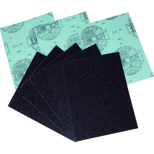 【あす楽対応・送料無料】理研コランダム　研磨布　幅228mm　長さ280mm　＃40 50枚セット