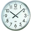 【あす楽対応・送料無料】SEIKO 電波掛時計 直径421×48 金属枠(3)