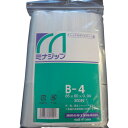 【あす楽対応・送料無料】ミナ チャック付ポリエチレン袋 「ミナジップ」B-4 (300枚入)