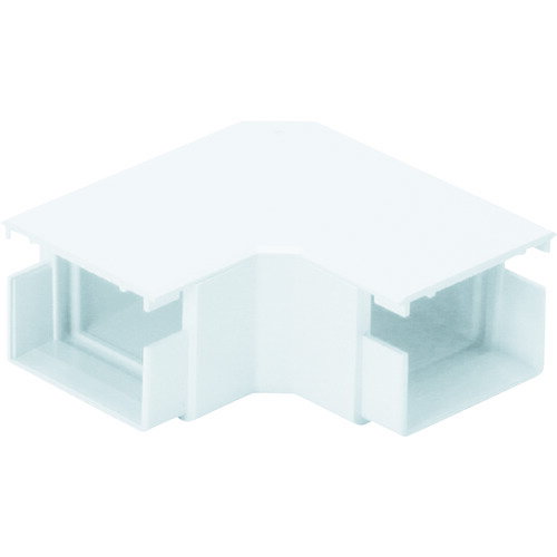 【あす楽対応・送料無料】マサル　エムケーダクト付属品　平面マガリ　0号　ホワイト