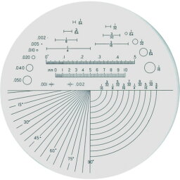 【あす楽対応・送料無料】リーフ　ガラススケール　S−205