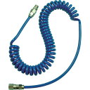 【あす楽対応・送料無料】チヨダ ラインスパイラルホースネイビーブルー5×8mm・使用範囲3650mm
