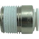 【あす楽対応・送料無料】チヨダ ファイブ六角穴付メイルコネクター W(白)8mm・R3/8