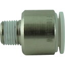 【あす楽対応・送料無料】チヨダ ファイブ六角穴付メイルコネクタ W(白)10mm・R1/8