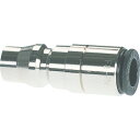 【あす楽対応・送料無料】チヨダ ファイブ内蔵カップリングストレートプラグ 10mm