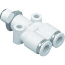 【あす楽対応・送料無料】CKD ニュージョイント Y形チーズタイプ 適合チューブ外径:6mm 接続口径R1/8