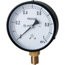 【あす楽対応・送料無料】右下 圧力計 AVT3/8×75×0.6MPa(4)