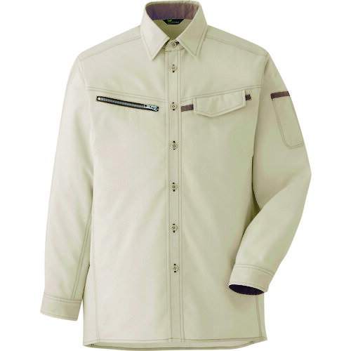 【あす楽対応・送料無料】ミドリ安全　ベルデクセル　男女ペア　交織ストレッチシャツ　VES2530上　LL(4.0)