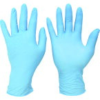 【あす楽対応・送料無料】ミドリ安全　ニトリル手袋　加硫促進剤不使用　ベルテ728　ブルー　粉無　100枚　SS
