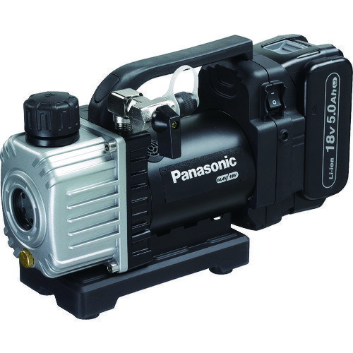 【あす楽対応・送料無料】Panasonic　充電真空ポンプ　18V5Ahセット