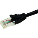 【あす楽対応・送料無料】コーニング Cat5e UTPパッチコード1m 黒