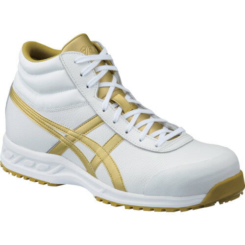 【あす楽対応・送料無料】アシックス　ウィンジョブ　71S　ホワイト×ゴールド　26．5cm