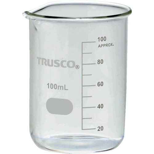 【あす楽対応・送料無料】TRUSCO　ガラスビーカー　100ml