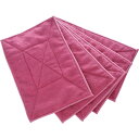 【あす楽対応・送料無料】TRUSCO　マイクロファイバーカラー雑巾（5枚入）　赤