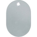 【あす楽対応・送料無料】TRUSCO 小判札 小 45X30mm 5枚入 クリア