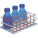 【あす楽対応・送料無料】三和 耐震用ボトルトレー55−12