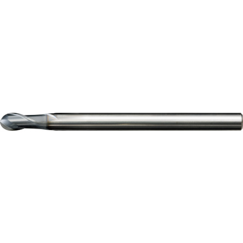 【あす楽対応・送料無料】ユニオンツール 超硬2枚刃UTコートボールエンドミル R2×刃長6×シャンク径4×全長70