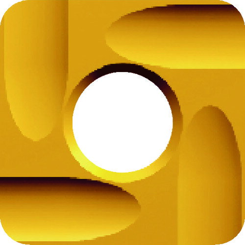 【あす楽対応・送料無料】富士元 フェイス加工用Sタイプ精密級チップ 超硬K種 TiN NK5050 12個セット