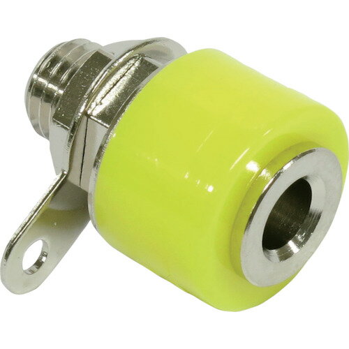 【あす楽対応・送料無料】サトーパーツ　チップジャック　TJ−563　黄　5個入