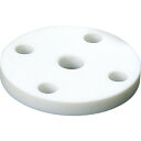 【あす楽対応・送料無料】フロンケミカル フッ素樹脂(PTFE)フランジ 20A×10K×RC1/2(4)