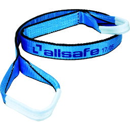 【あす楽対応・送料無料】allsafe　オールセーフスリングベルト3E50x2m　スカイブルー