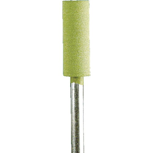 Minimo　研磨用ゴム砥石　WA　ミディアム＃320　φ6　（10本入）JAN：4571130873261メーカー：ミニター（株） / ブランド：Minimo / 原産国：日本特長●弾性効果により、スクラッチが入りにくく、均一な研削面が得られます。仕様●粒度(#)：320●形状：円筒●外径(mm)：6●幅(mm)：17●軸径(mm)：3.0●最高使用回転数(rpm)：30000●砥粒：WA●全長(mm)：47.0●硬さ：ミディアム●硬度：ミディアム仕様（詳細）●適合素材：工具鋼、合金鋼、超硬合金、サーメット、一般鋼、ステンレス、アルミニウム、銅