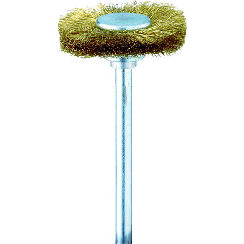 【あす楽対応・送料無料】ミニモ　金属ブラシ　ホイール　真鍮　φ22　（3本入）