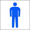 【あす楽対応・送料無料】ユニット トイレ表示 小 男子