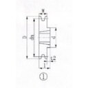 【あす楽対応・送料無料】EVN ブッシングプーリー SPA 125mm 溝数1