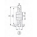 特長●軸穴・キー溝加工などが不要となり、納期管理が容易となります。●適用ブッシング　2012用途●ベルト伝導による変速に。仕様●データム径(mm)：280●溝数：1●適用ブッシング：2012●図面番号：3●適用ベルト：3V、M、SPZ仕様2材質／仕上●ねずみ鋳鉄セット内容／付属品注意