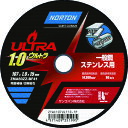 【あす楽対応・送料無料】NORTON 切断砥石 ウルトラ 107mm×1.0mm 10枚セット