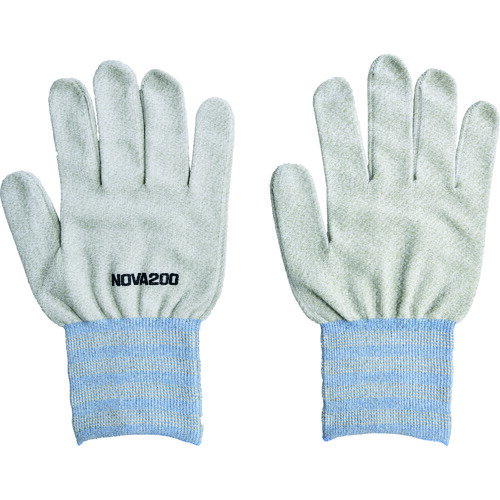 【あす楽対応・送料無料】NOVA　銅抗菌手袋　L　アイボリーミックス