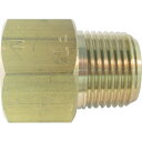 【あす楽対応・送料無料】ASOH 黄銅製 変換内外ソケット 外PT1/4×内NPT1/4