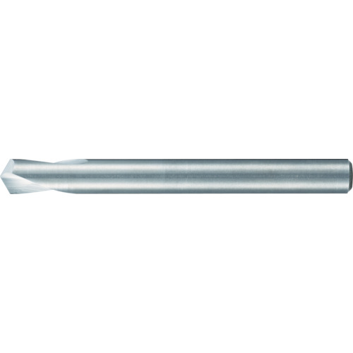 GUHRING　センタードリル　NCスポッティングドリル0556　シャンク径5mm　センタ穴角120° JAN：4580131620033 メーカー：グーリングジャパン（株） / ブランド：GUHRING / 原産国：ドイツ 特長 ●心厚が薄く、従って研磨してもシンニングする必要がありません。●チゼル幅が極端に短いため鋭利な円錐型のセンター穴を取ることができます。 用途 ●被削材：一般構造用鋼、炭素鋼、合金鋼、ステンレス鋼、アルミ合金、鋳鉄。●位置決め加工。●穴面取り加工。 仕様 ●シャンク径(mm)：5●錐径(mm)：5●全長(mm)：62●センタ穴角(°)：120●表面処理：ノンコーティング●刃形状：片刃 仕様（詳細） ●刃数(枚)：2枚 材質／仕上 ●高速度工具鋼（HSS）