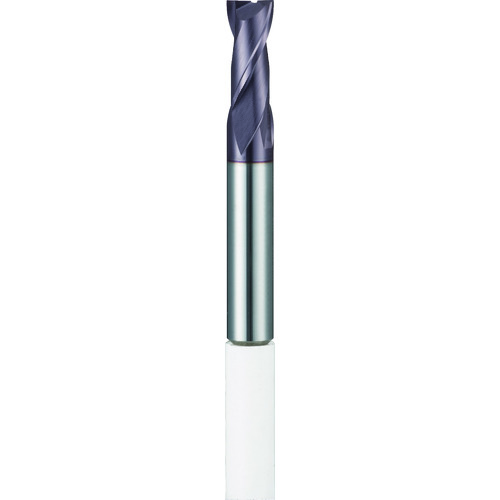 GUHRING　超硬スクエアエンドミル　ECOエンドミル2枚刃　6mm JAN：4580131626073 メーカー：グーリングジャパン（株） / ブランド：GUHRING / 原産国：ドイツ 特長 ●ピンカドタイプで幅広い被削材に対応できます。 用途 ●被削材：一般構造用鋼、炭素鋼、合金鋼、鋳鉄、アルミ合金。 仕様 ●刃数ZEFP(枚)：2●切削径DC(mm)：6●最大切込みAPMX(mm)：13●機能長さLF(mm)：50●首下長さLH(mm)：20●シャンク径DCON(mm)：6●ねじれ角FHA(°)：30●コーティング：Aコーティング●シャンク径(mm)：6●ねじれ角(°)：30●刃径(mm)：6●刃数：2●刃数(枚)：2●刃長(mm)：13●全長(mm)：50●表面処理：Aコーティング●首下長(mm)：20 仕様（詳細） ●ねじれ角30°●ピン角●センターカット：付●刃径公差：φ2〜φ12(0、-0.02)φ16以上(0、-0.03) 材質／仕上 ●超硬合金