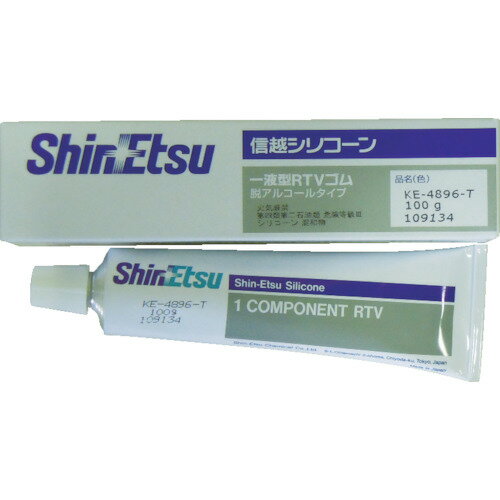 信越　シーリング　低分子シロキサン低減タイプ　100g　ホワイトJAN：4582118735495メーカー：信越化学工業（株） / ブランド：信越 / 原産国：日本特長●電気、電子用途に推奨の低分子シロキサン低減タイプです。●中粘度タイプです。●腐食と臭いがほとんどなく、ストレスクラック特性に優れています。用途●一般電気用。仕様●色：白●容量(ml)：100●使用温度範囲(℃)：-40〜180●容量(g)：100仕様（詳細）●使用温度範囲：-40〜180℃●チューブ入タイプ●中粘度タイプ材質／仕上●主成分：シリコーンご注意●各種被着体に応じてプライマーを適宜使用してください。●20本単位元払い●当製品は日本国内仕様製品のため輸出ができません。輸出の場合別途ご相談下さい、海外仕様製品の御見積りを致します。価格、ロット、納期等が変わる場合がございます。