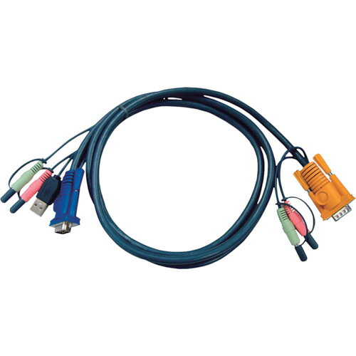 【あす楽対応・送料無料】ATEN　USB　KVMケーブル　オーディオ対応　SPHD　KVM用　...