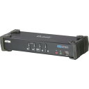 【あす楽対応・送料無料】ATEN KVMPスイッチ 4ポート / DVI / USB2.0ハブ搭載(2)