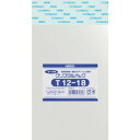 【あす楽対応・送料無料】HEIKO OPP袋 テープ付き クリスタルパック T12−18