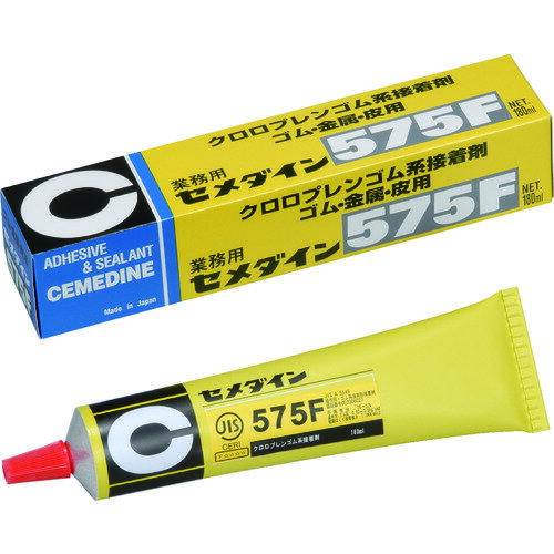 【あす楽対応・送料無料】セメダイン　575F　180ml　（淡黄色・クロロプレンゴム系）　RK−126