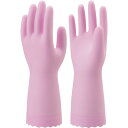 【あす楽対応・送料無料】ショーワ　塩化ビニール手袋　ナイスハンドミュー薄手　ピンク　Sサイズ