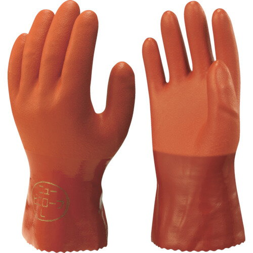 【あす楽対応・送料無料】ショーワ　塩化ビニール手袋　まとめ買い　簡易包装ニュービニローブ（10双入）　オレンジ　Mサイズ