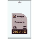 【あす楽対応・送料無料】サニパック　ニオワイナ消臭袋白半透明30L　10枚