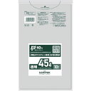 【あす楽対応・送料無料】サニパック W−43環境クラブ45L透明 10枚