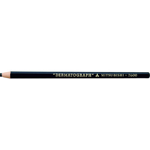 【あす楽対応・送料無料】uni　油性ダーマトグラフ　黒　（12本入）