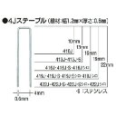 特長用途●ベニヤ止め。仕様●肩幅(mm)：4●足長(mm)：16●箱入数(本)：5000●長さ(mm)：16●長さ(mm)：16仕様2材質／仕上●鉄セット内容／付属品注意